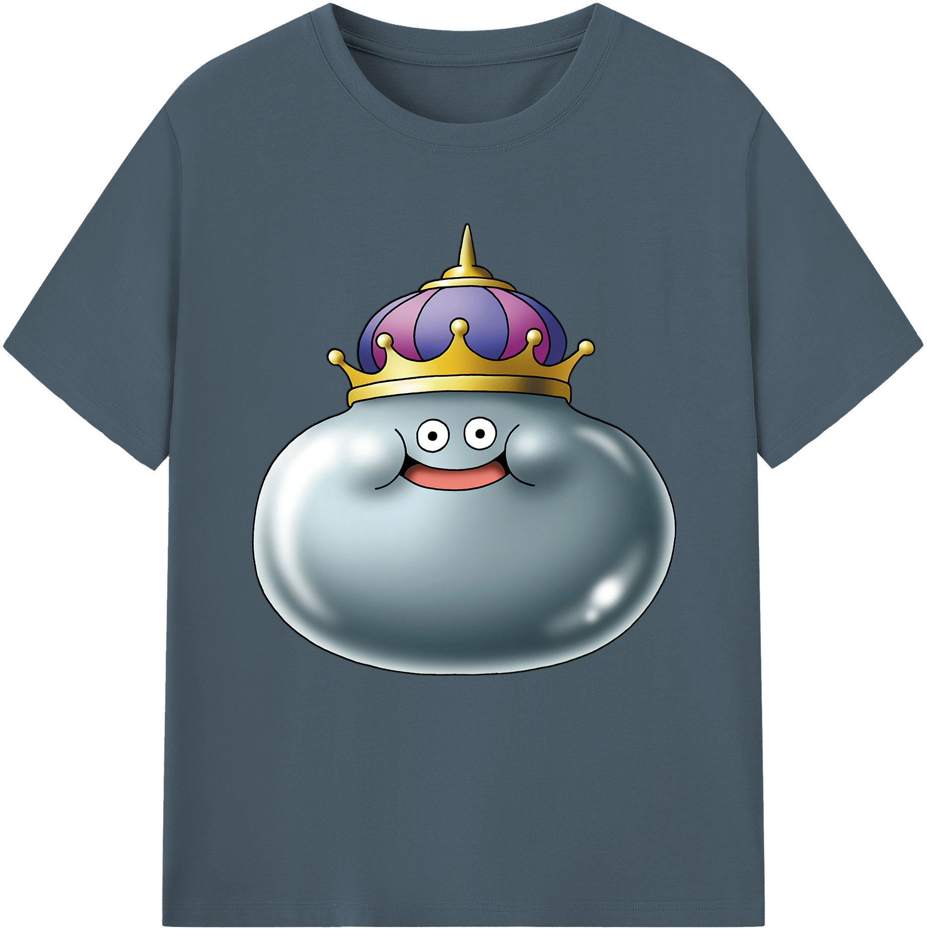 （画像用） ドラゴンクエスト Doragon Kuesuto Dragon Quest 綿100％半袖Tシャツ（フロントプリント）